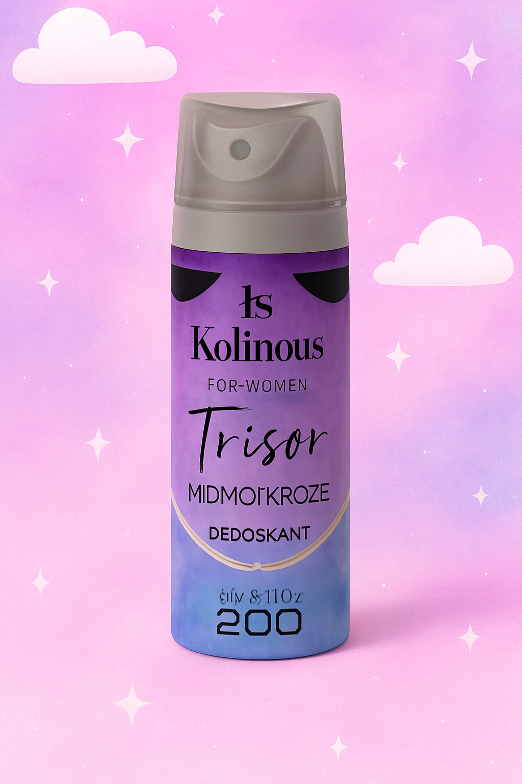 اسپری بدن زنانه کلینوس مدل تریزور مید نایت