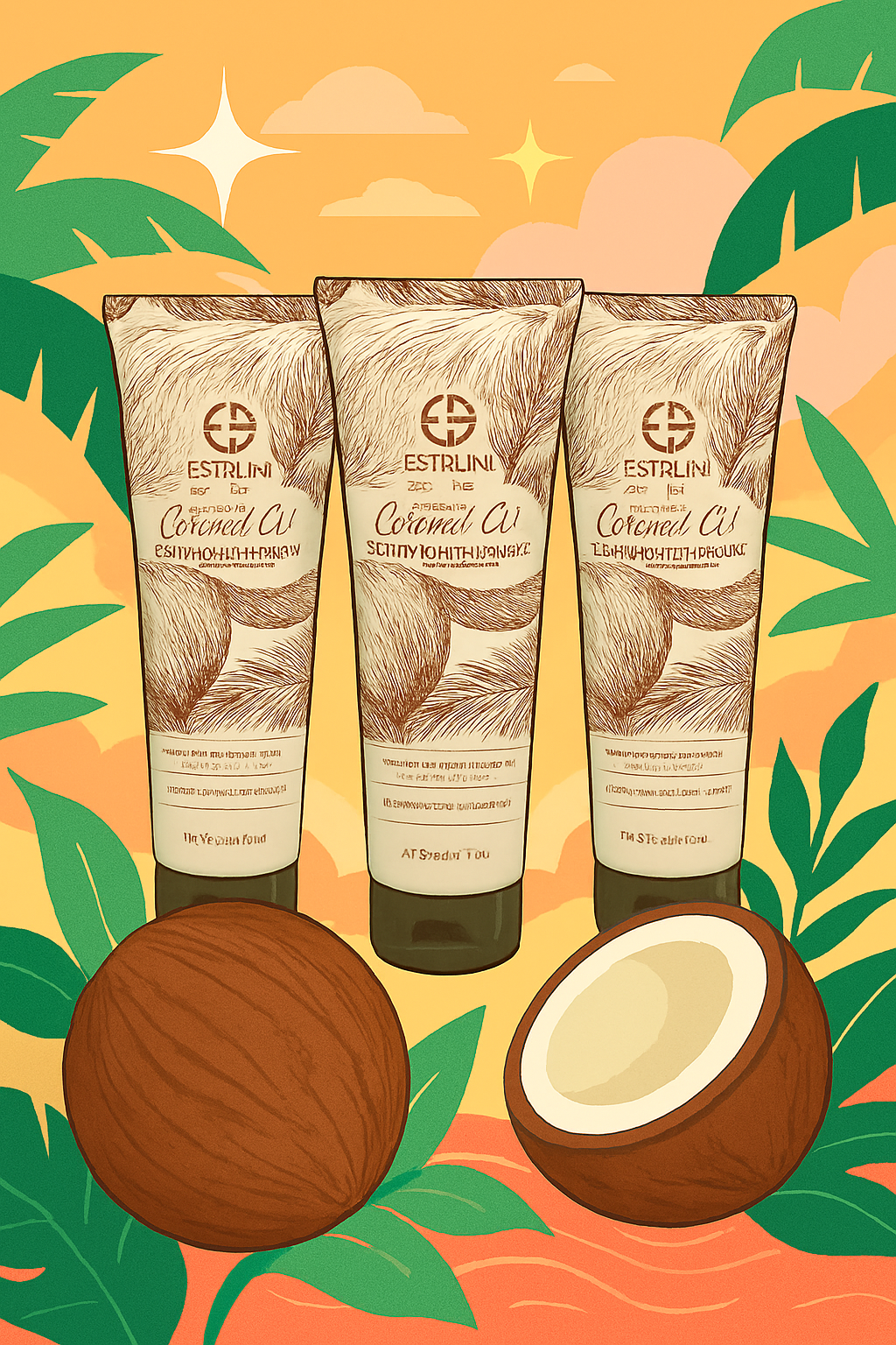 نمک بدن روغن نارگیل استلین 400 گرمی