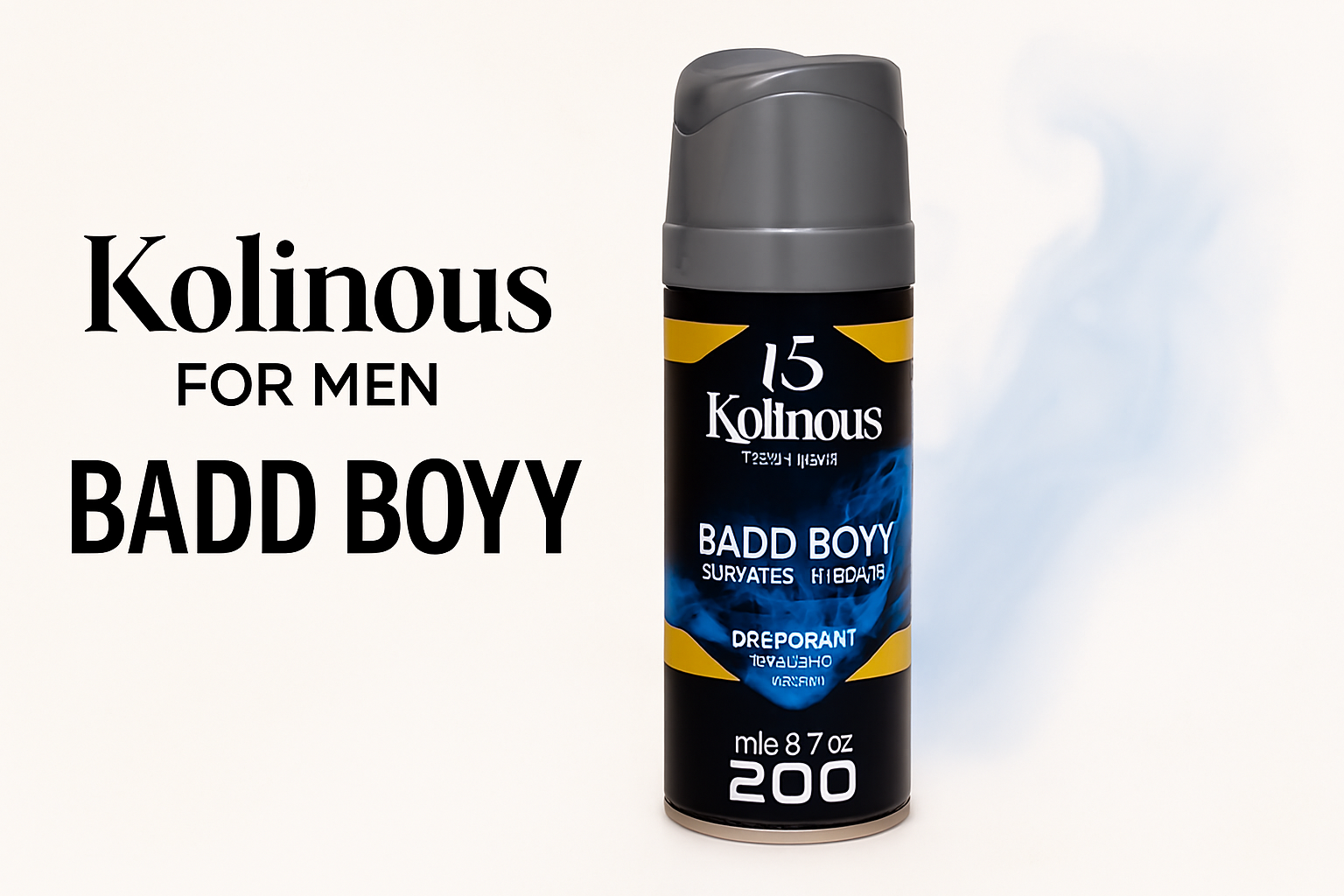 اسپری بدن مردانه کلینوس بد بوی kolinous badd boyy men