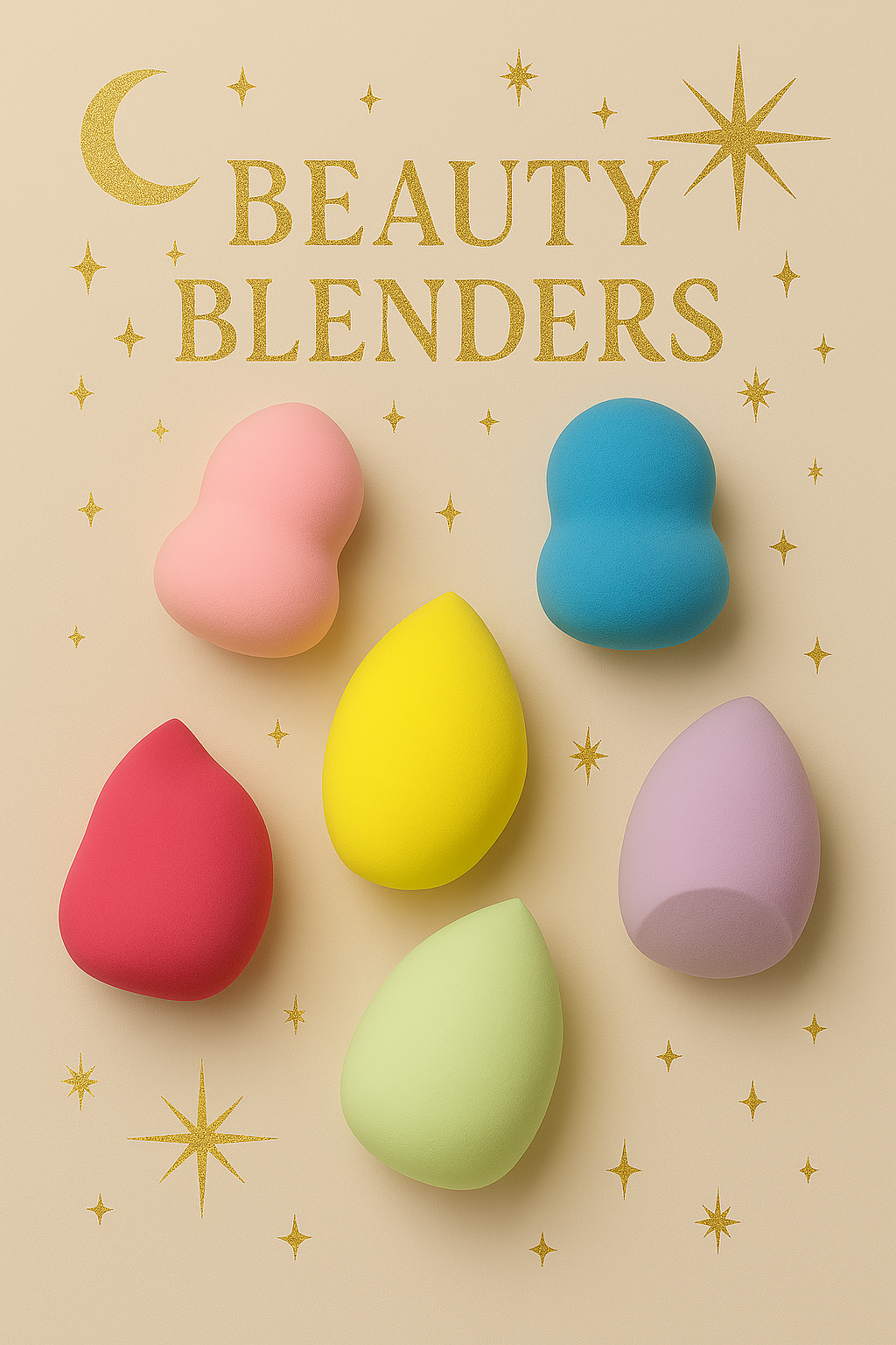 پد آرایشی اسفنجی مدل اشکی هایدیکا Heydica