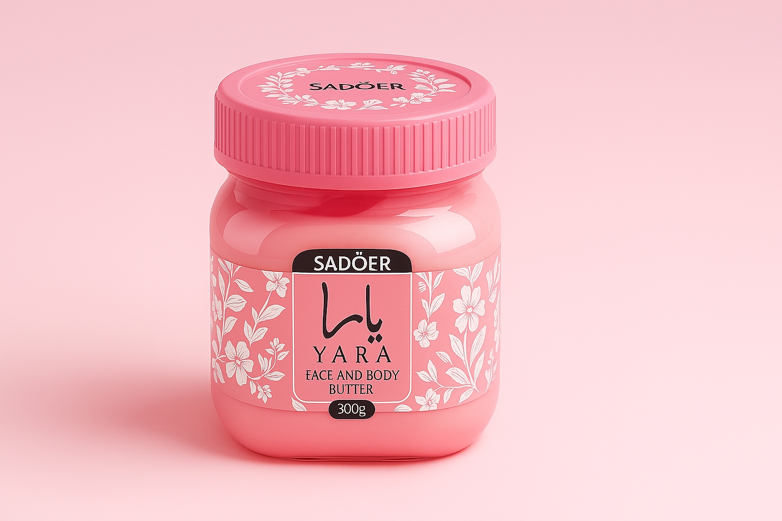 کره بدن سادور مدل یارا مناسب برای انواع پوست وزن 300 گرم